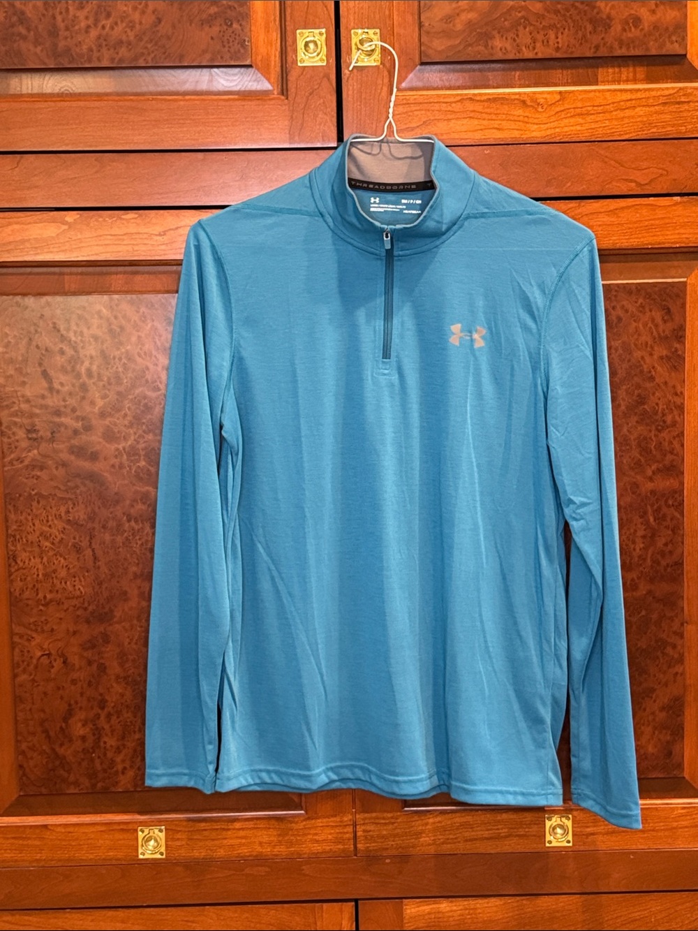 Under Armour Men's S Quarter-Zip threadborne Performance Top - Teal